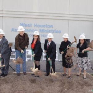Groundbreaking photography for West Houston Assistance Ministries