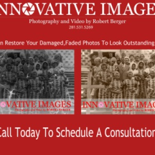 Houston Picture restoration for old damaged photos Innovative Images Photography by Robert Berger
